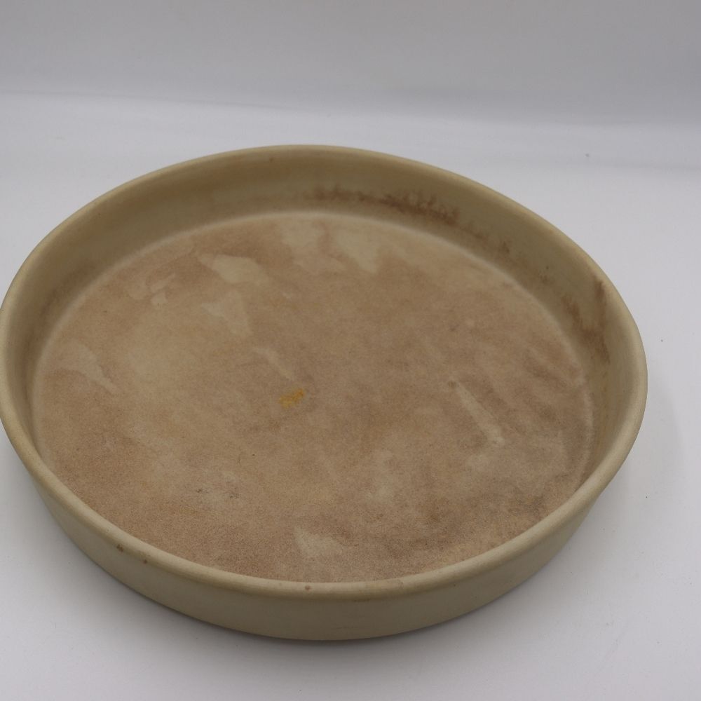 Pampered Chef 11" Deep Dish Stoneware Baker Seasoned Casserole Quiche Pan